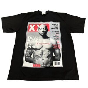 Tupac Shakur T-Shirt Men’s XL All Eyez On Me Black Graphic Print